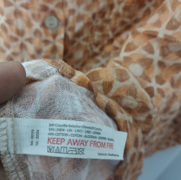 NWT  Intimately Free People Linen Daydreamer Set / Sand Combo - Picture 8 of 10